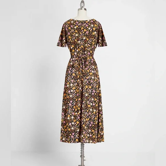 Princess Highway Floral Midi Dress Size AU 10/US 8 - Picture 2 of 8